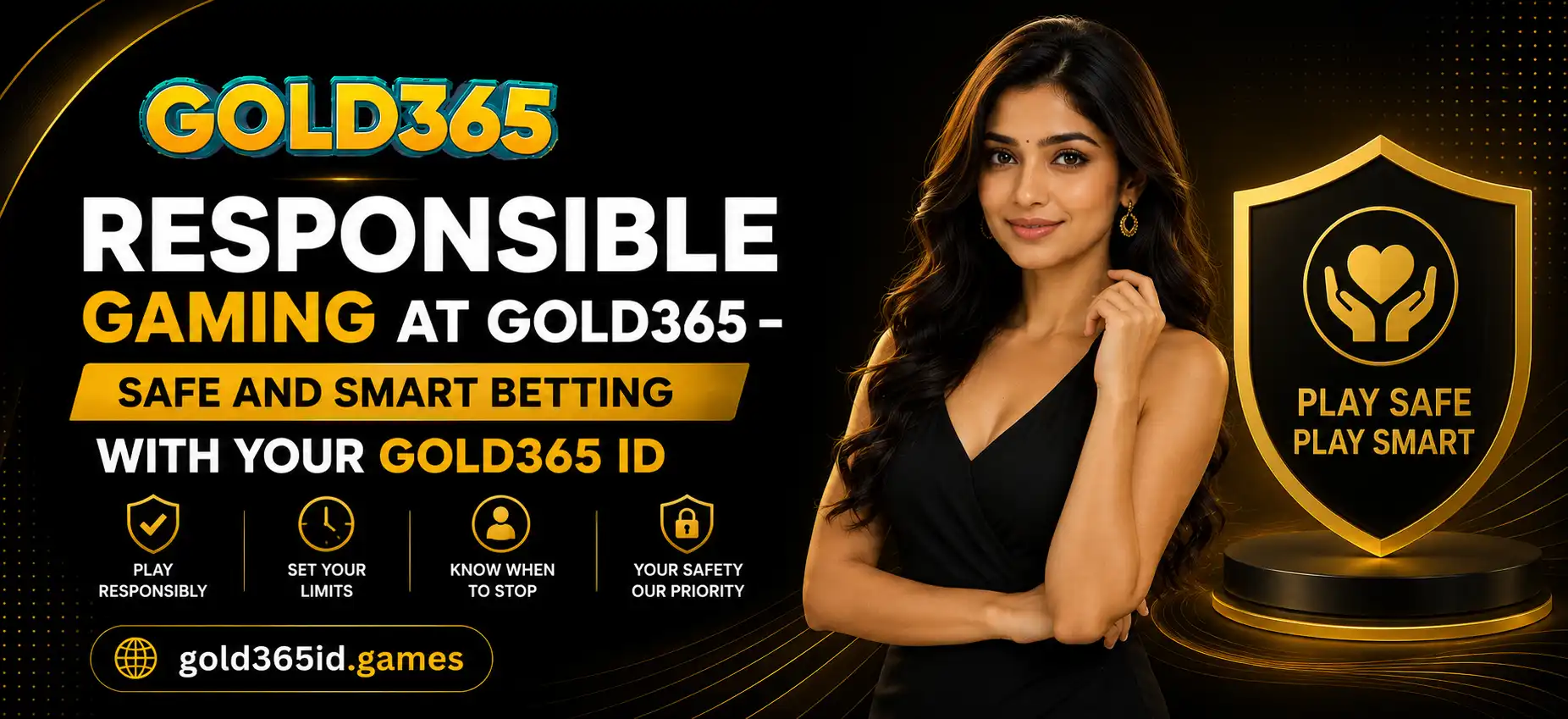 Responsible gambling banner for gold365id.games