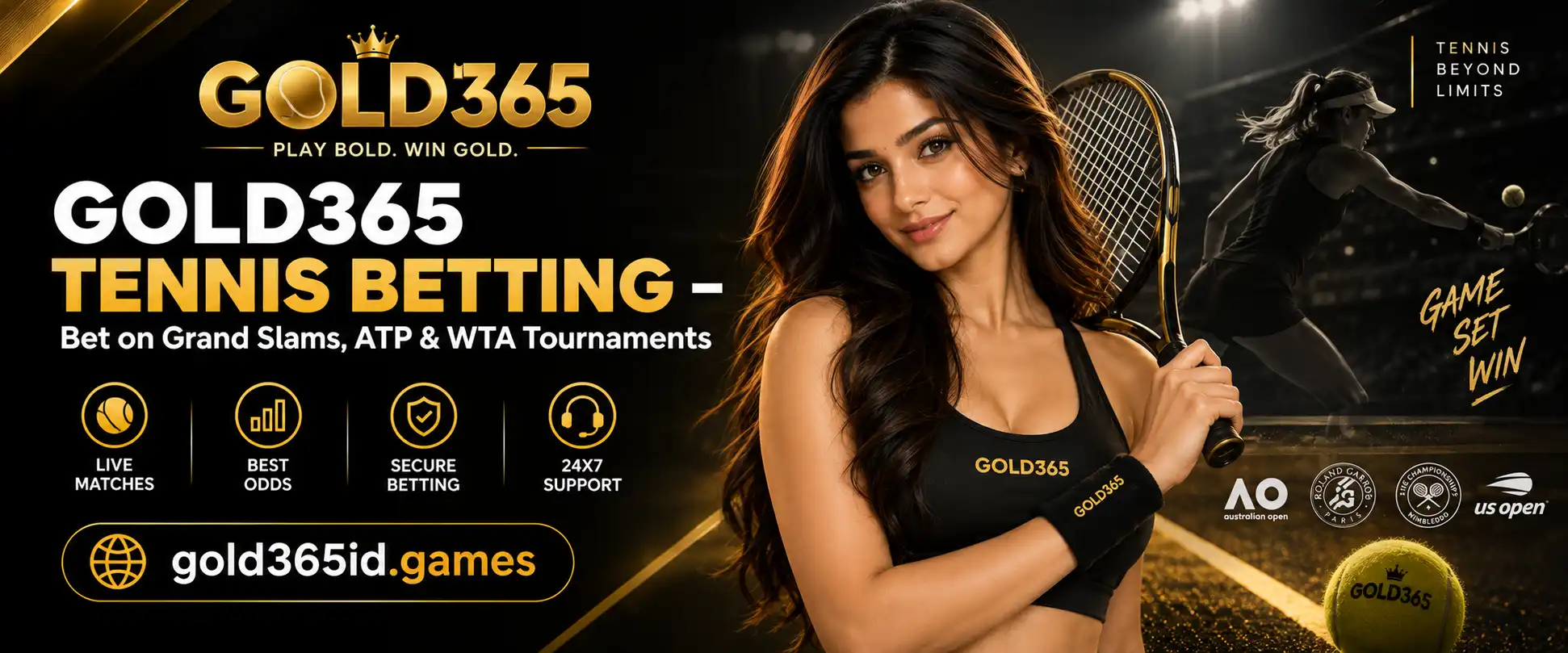 Gold365 tennis Betting Banner by Gold365id.gamezGold365 tennis Betting Banner by Gold365id.gamez