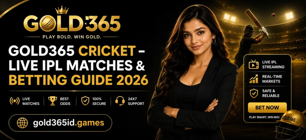 gold365 Cricket Betting Banner By gold365id.games