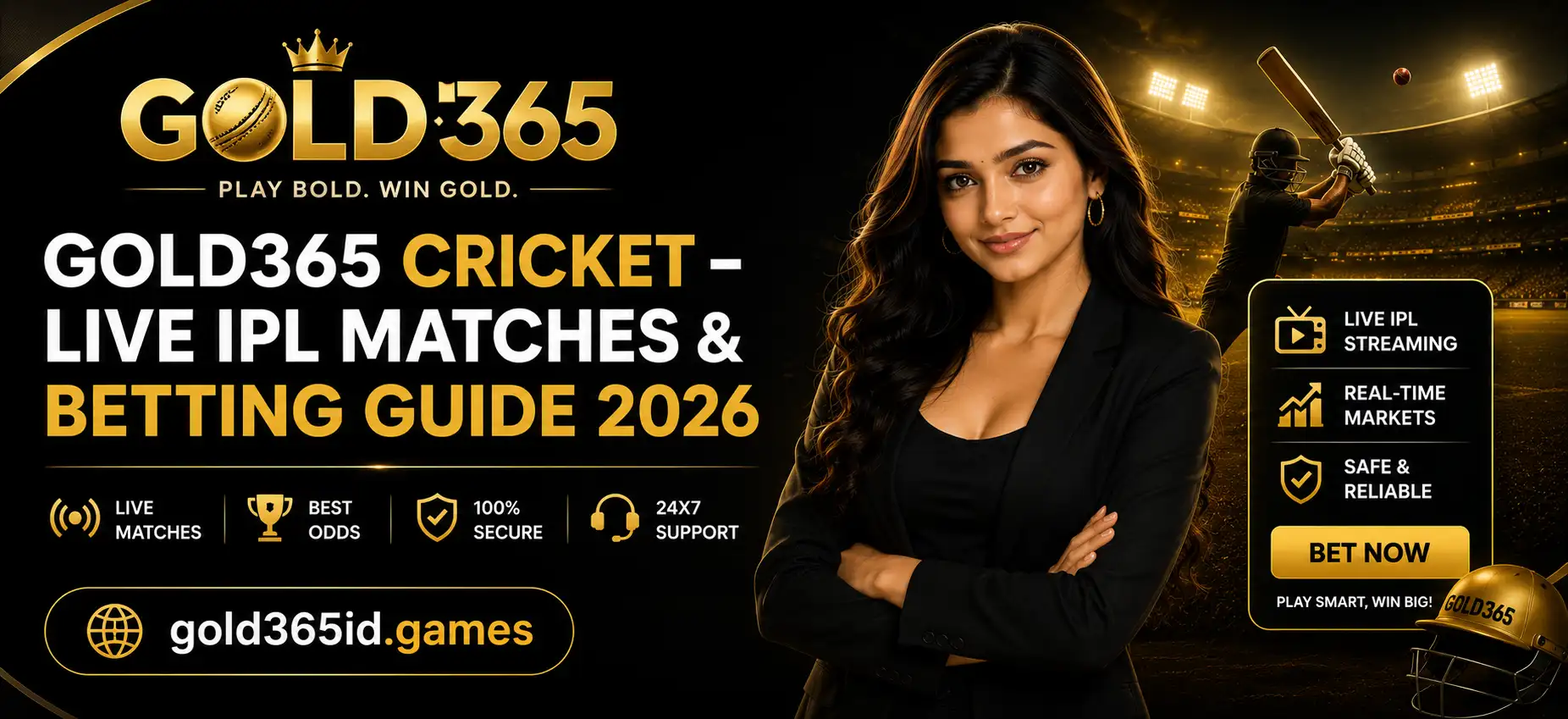 gold365 Cricket Betting Banner By gold365id.games