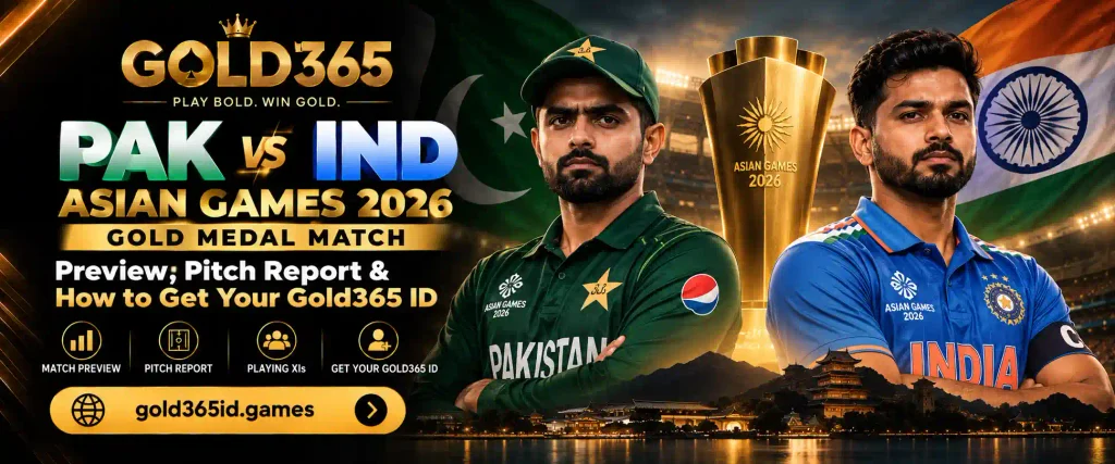 PAK vs IND Final hero image banner by Gold365id.games