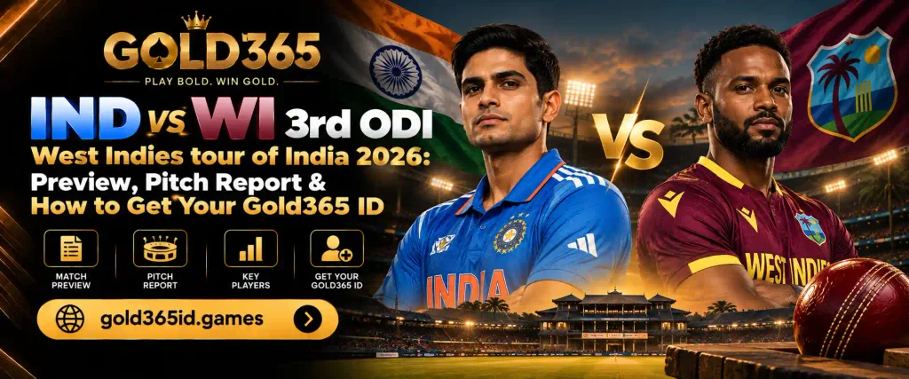 West Indies vs India Hero image Banner by gold365id.games